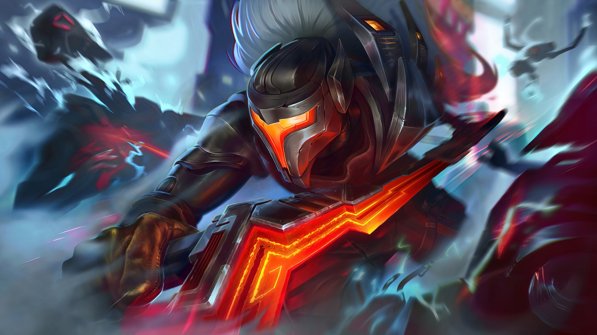 英雄联盟LOL，疾风剑豪亚索源计划同人，超清4K游戏壁纸，3840x2160分辨率，高清下载