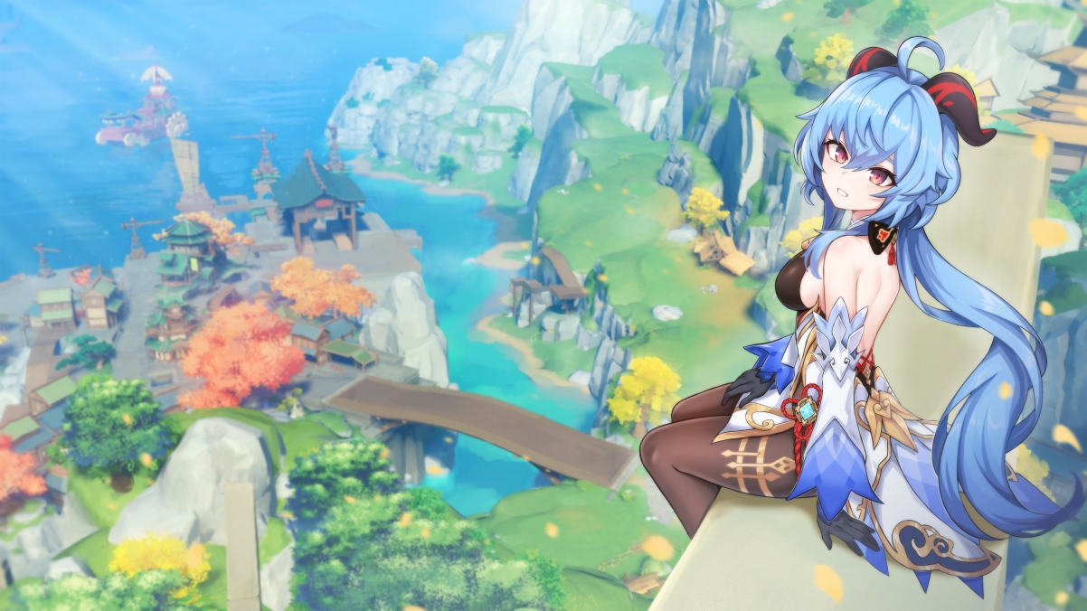 甘雨绝美壁纸，原神4K超清版，3840x2160分辨率，动漫风格，一键下载！