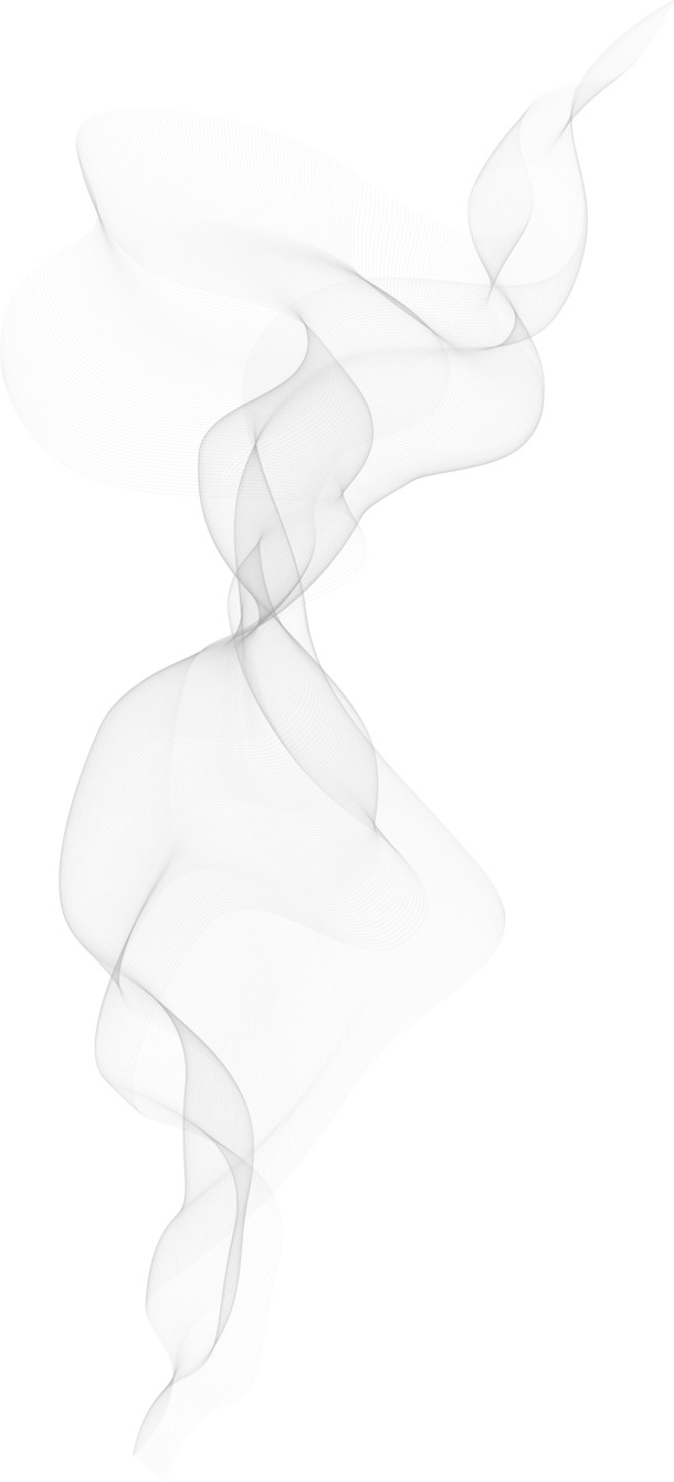 矢量灰色动感烟雾PNG素材，高清透明装饰元素，特效PSD设计下载