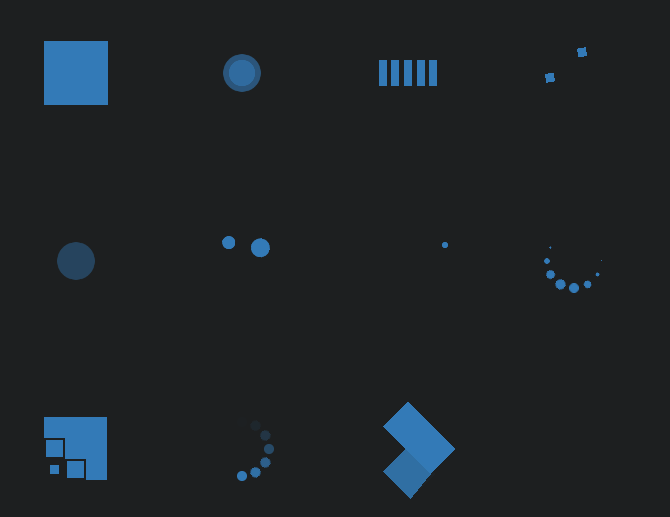蓝色扁平化css3 loading加载动画特效