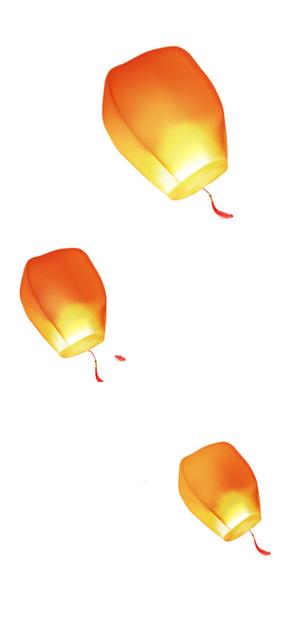 中国风灯笼元宵插图，高清PNG透明图片，装饰元素设计素材下载