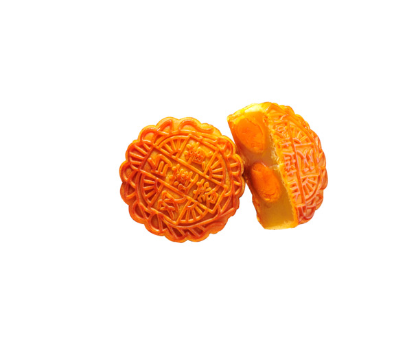 中秋节，蛋黄莲蓉月饼PNG透明图&PSD设计素材，高清下载，节日元素丰富