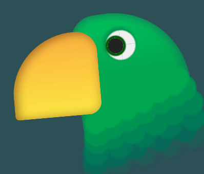 纯css3鹦鹉动画特效