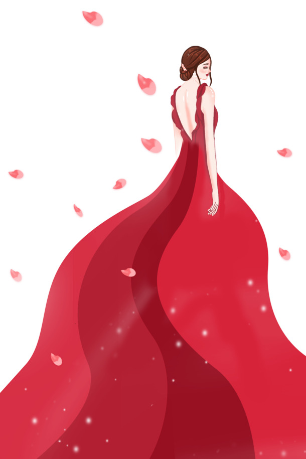 女神节大气简约PNG透明图，霸气女王风，妇女节PSD设计素材高清下载