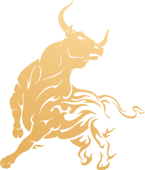 金牛2021，牛气冲天PNG/EPS素材，高清透明，节日元素一网打尽！