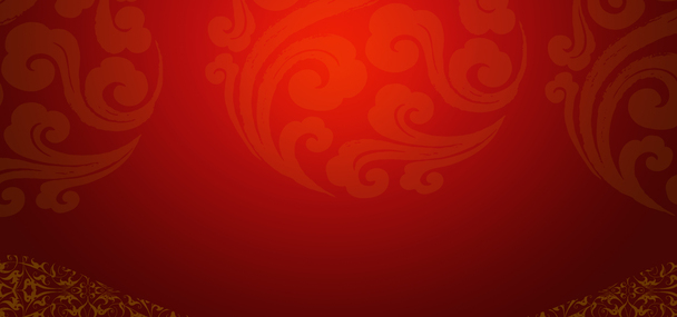 红色中国风PNG透明背景海报设计素材，高清下载
