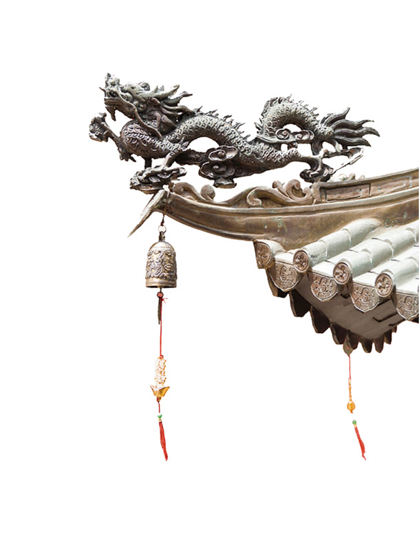 中国风冬至节气海报设计素材，屋檐元素免扣高清PNG，透明背景，摄影风景PSD下载