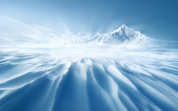 高清PNG透明背景，白色雪地冰山海报设计素材，EPS格式风景摄影图片下载