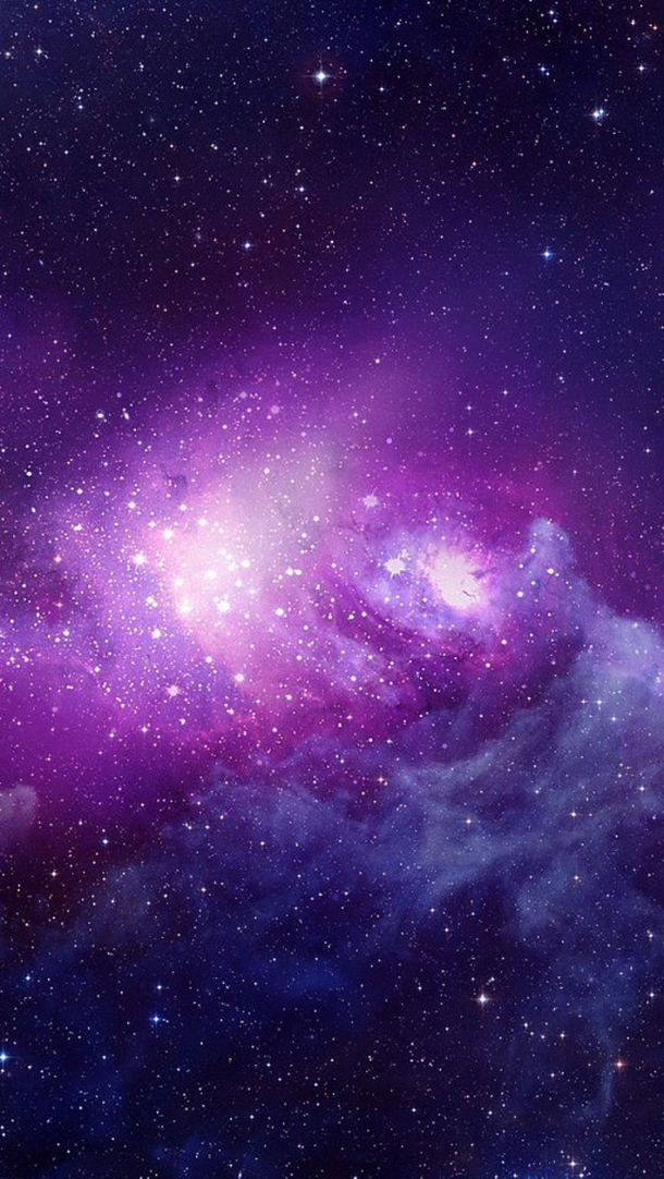 紫色星空，高清PNG透明背景图片，繁星点点，H5背景PSD素材免费下载