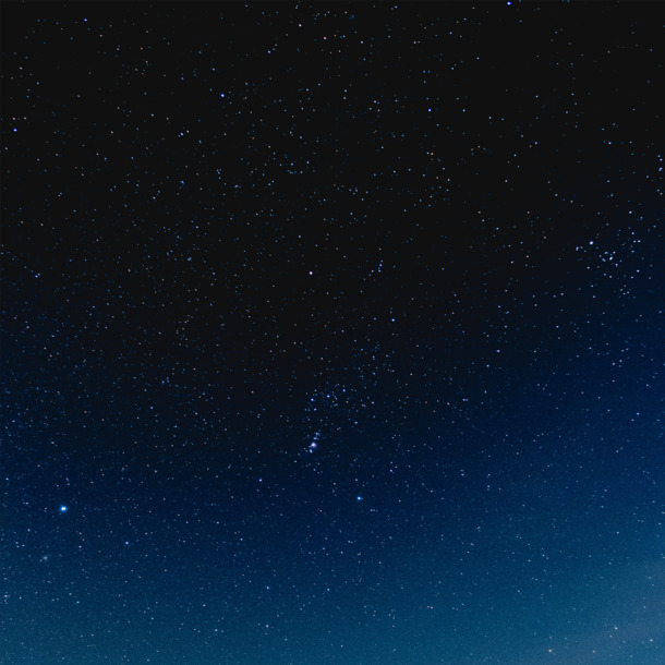 蓝色唯美星空PNG透明背景，高清PSD设计素材免费下载