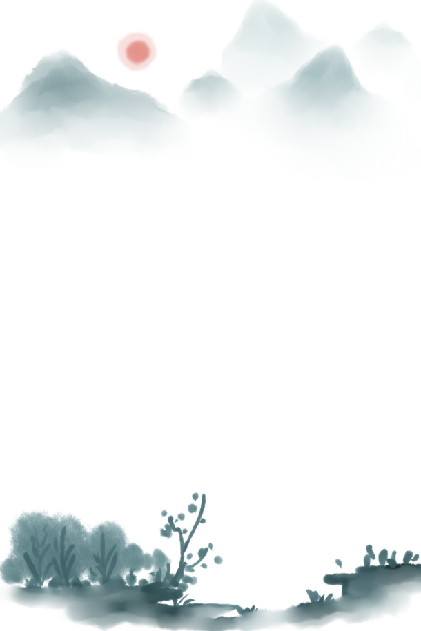 清明节PNG透明背景素材，高清PSD节日背景设计元素免费下载