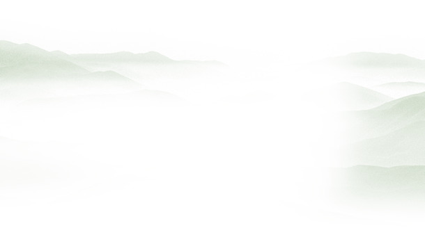 水墨古风山水PNG透明背景，古典中国风PSD设计素材高清下载