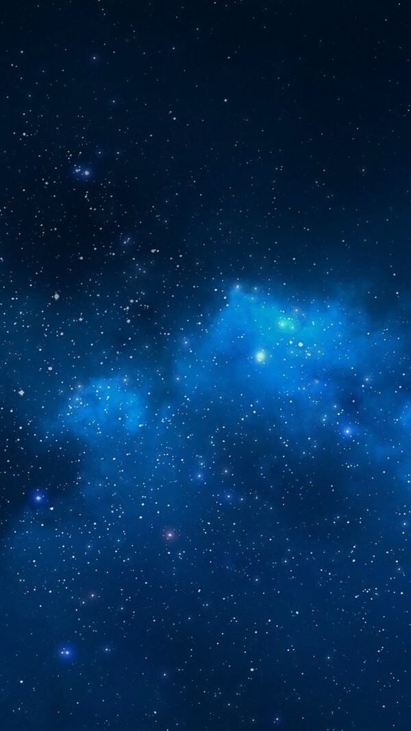 蓝色星空星云海报背景，高清PNG透明图片，抽象梦幻设计素材下载