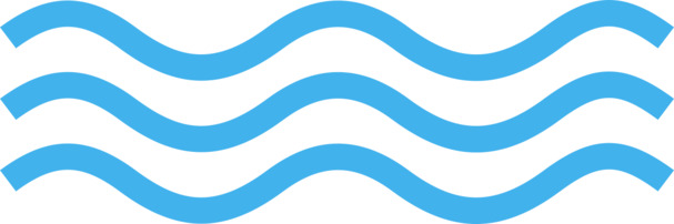 条纹波浪PNG透明素材，高清彩带漂浮元素PSD设计资源下载
