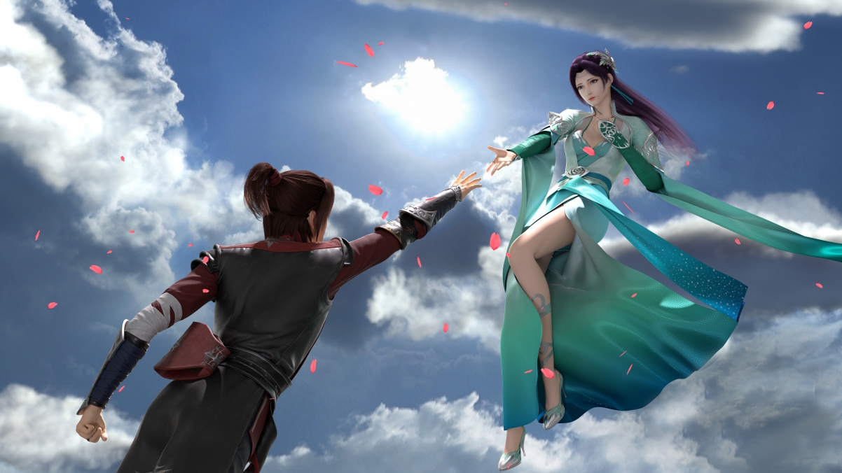 斗破苍穹，云韵萧炎绝美4K壁纸，高清动漫图片3840x2160免费下载