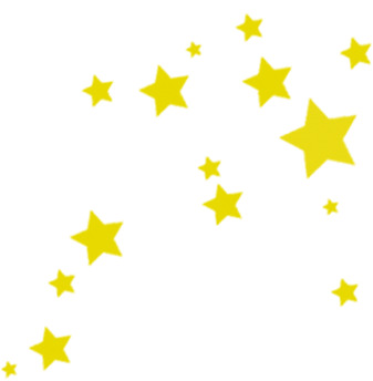 高清PNG活动海报，黄色促销星星，透明节日元素，其他节日设计素材下载