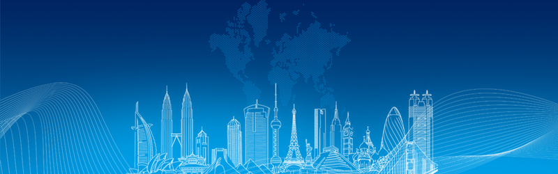 酷炫蓝色城市线条背景图，高清JPG & 商务/科技PSD素材下载