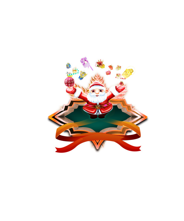 圣诞节海报设计素材，高清PNG透明图片元素，一键下载节日氛围满满！