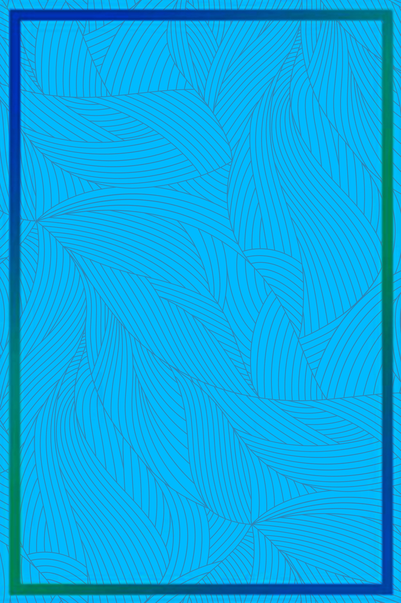蓝色线条叶子底纹背景，创意文艺清新JPG/AI设计素材高清下载