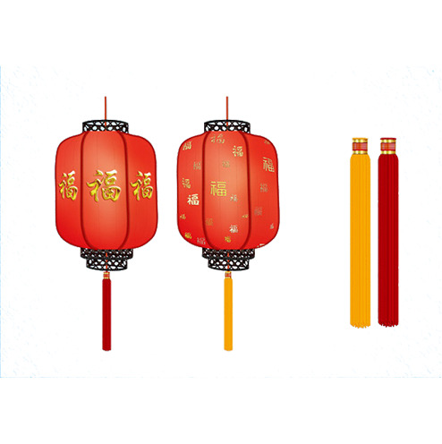 中秋节红色灯笼PNG透明图，高清节日元素，设计素材免费下载
