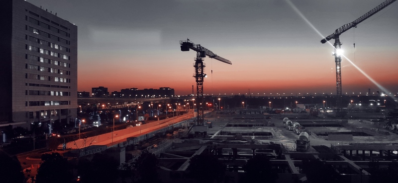 城市建设夜景高清JPG，绝美夜景摄影与风景设计素材下载