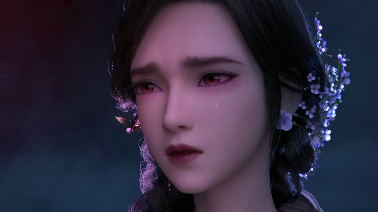 动画眷思量，璎陌泪目瞬间，超高清4K壁纸免费下载（3840x2160）