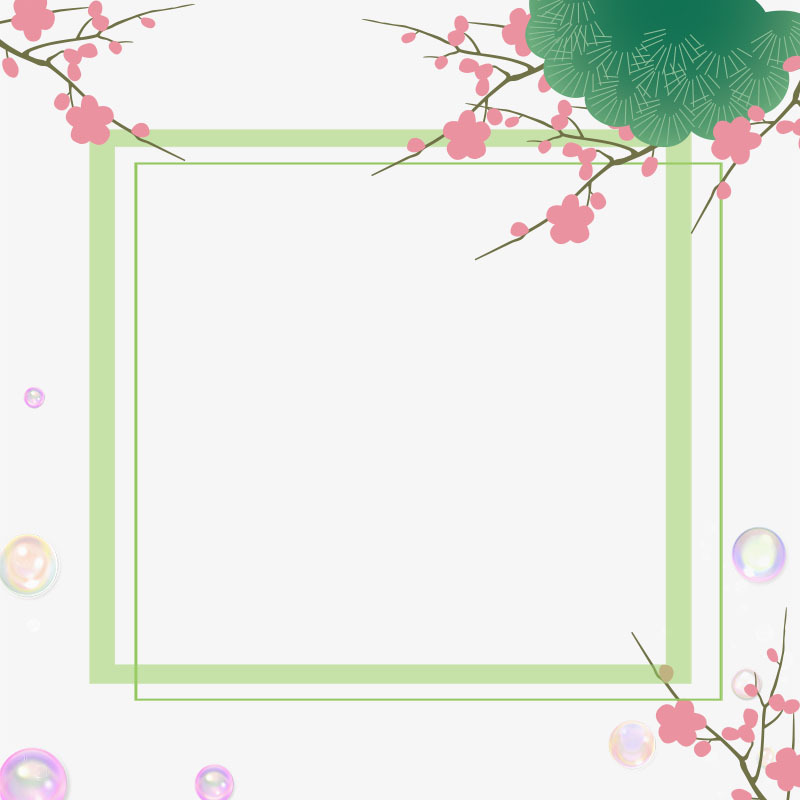 春装简约绿枝上新，高清促销主图下载，扁平PSD设计素材