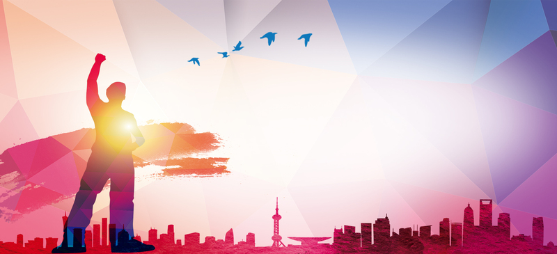 少年强则中国强，高清JPG背景图+简约扁平PSD设计素材下载