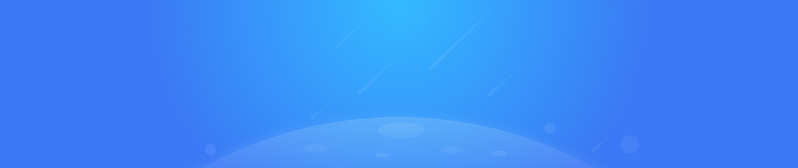 蓝色星球渐变电商Banner，高清JPG素材，简约扁平设计，免费下载