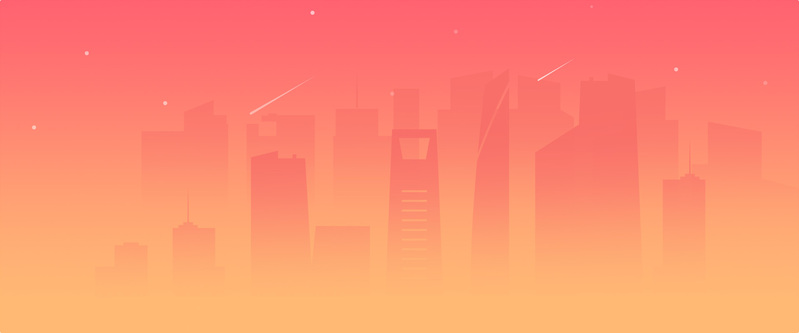 渐变扁平Banner背景素材，高清JPG与简约PSD设计免费下载