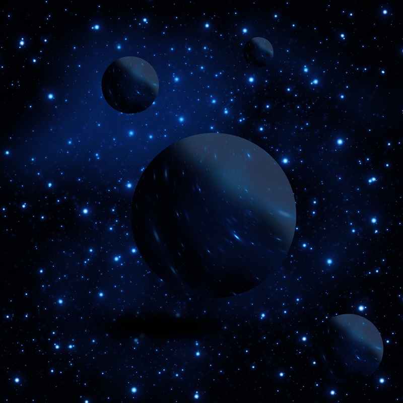 星星太空背景高清JPG，扁平简约设计素材，免费下载