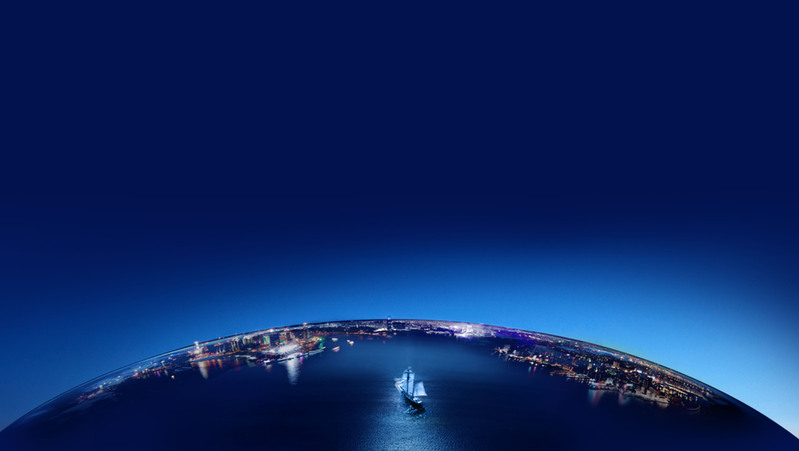 蓝色地球科技海报背景，高清JPG与简约PSD设计素材，一键下载