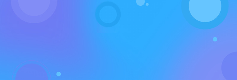 电商夏日七夕蓝调渐变简约海报Banner，高清JPG，扁平风格设计素材下载
