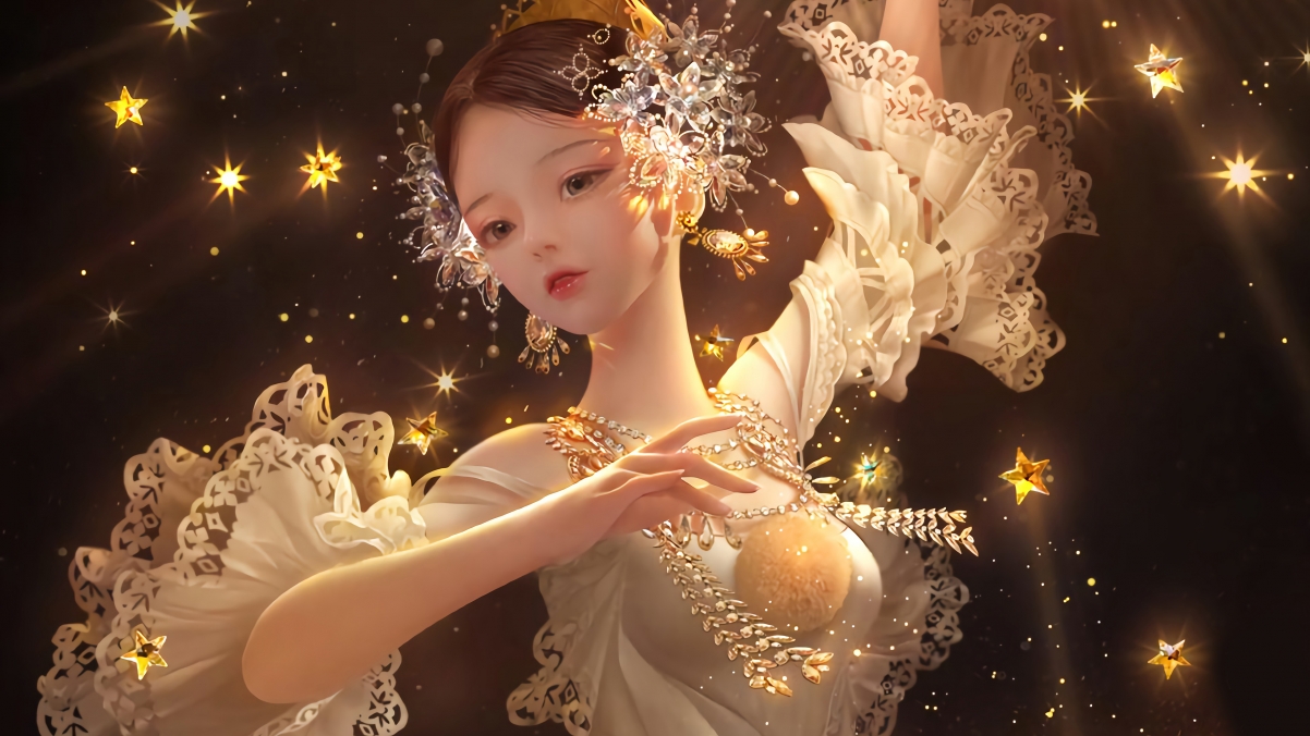 云裳羽衣绝美4K动漫壁纸，高清3840x2160分辨率，一键下载！