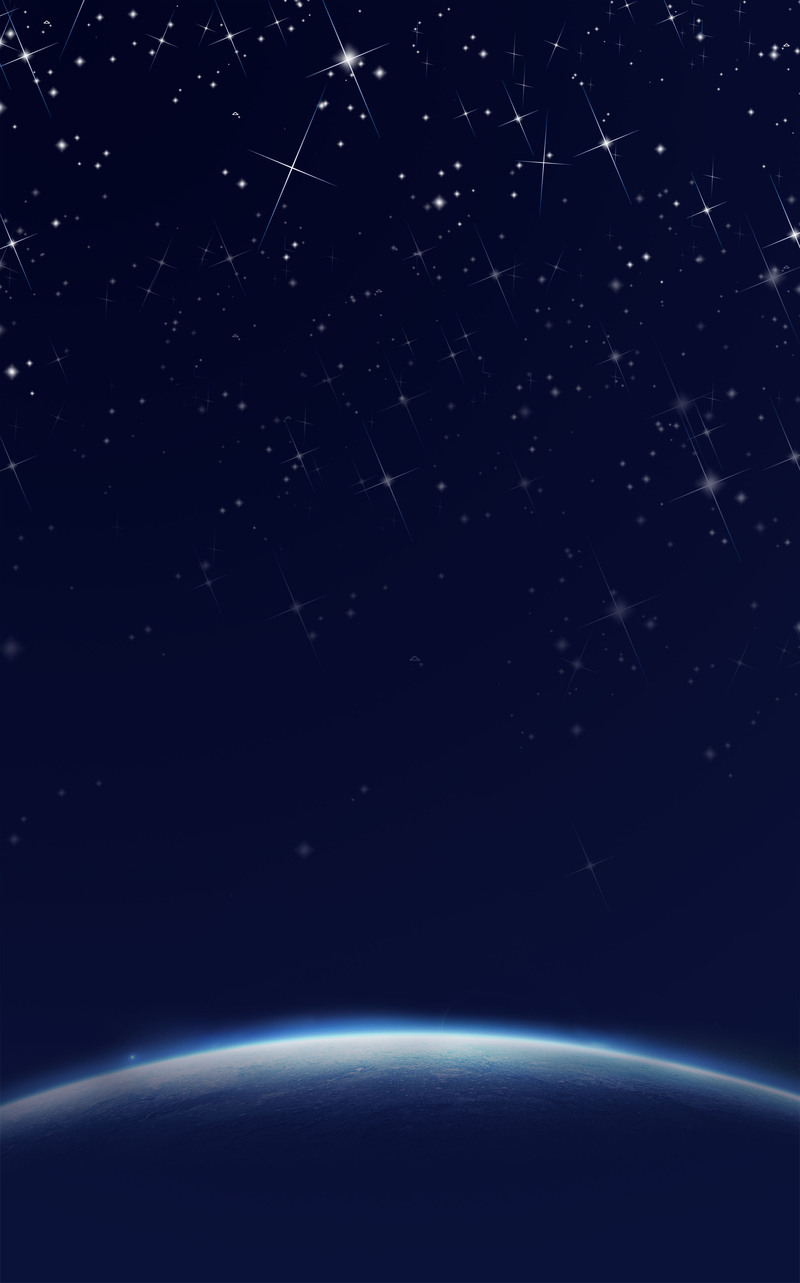 蓝色星空海报背景，高清JPG&PSD简约设计素材，一键下载！