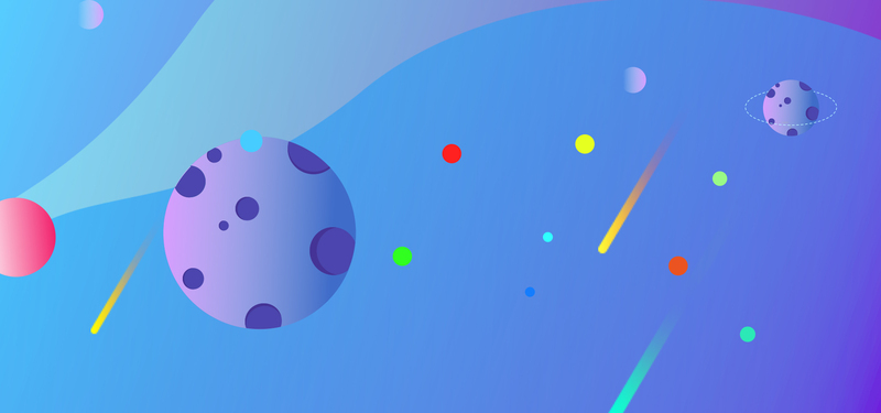 科幻数码背景图，高清JPG与扁平PSD素材下载