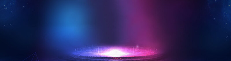 梦幻彩色星空banner，高清JPG，扁平简约设计素材，免费下载