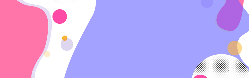 时尚几何色块促销设计素材，粉色Banner高清JPG与简约PSD格式下载