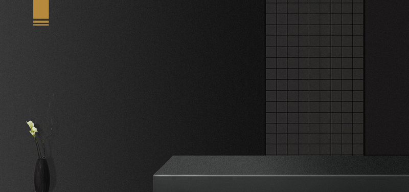 简约大气黑色家电特卖Banner，高清JPG与扁平PSD设计素材下载