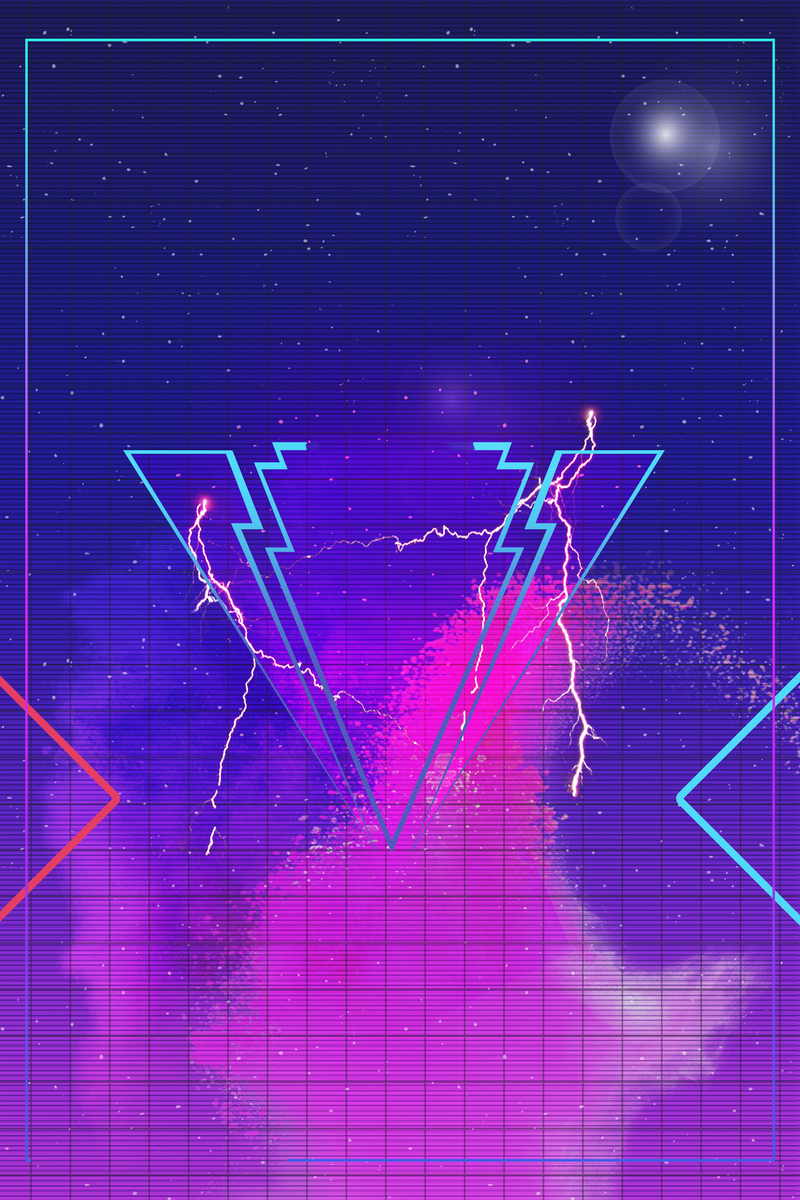 创意招生海报，镭射渐变设计，高清JPG/扁平PSD素材下载