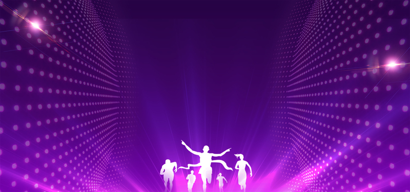 淘宝梦幻紫背景高清图，扁平简约设计素材JPG/PSD下载