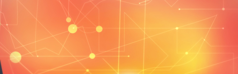 橙色渐变科技Banner，高清JPG，扁平简约设计素材下载