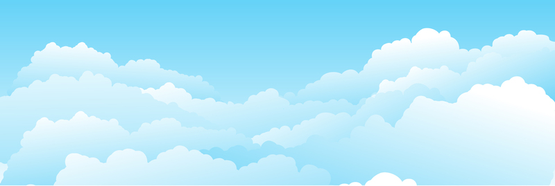 淘宝，高清蓝色天空背景图片下载，扁平化JPG/AI设计素材