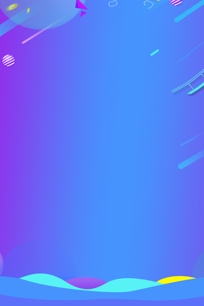 双11大促简约蓝调几何Banner设计素材，高清JPG与扁平PSD下载