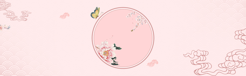 复古红调简约banner，高清JPG/PSD设计素材，一键下载