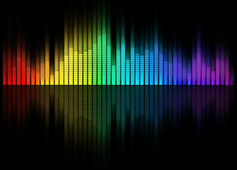 音乐节音浪背景图，高清JPG与简约PSD设计素材，一键下载
