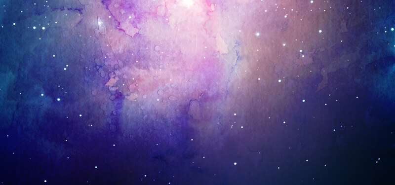 蓝紫渐变星空背景，高清JPG素材，简约扁平设计，免费下载