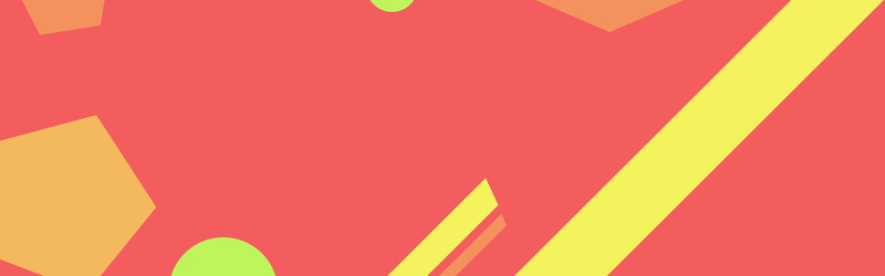 炫酷红色扁平几何背景Banner，高清JPG素材，简约设计，一键下载
