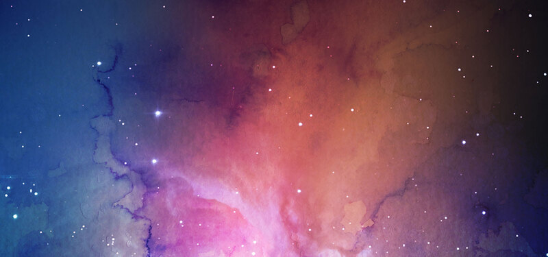 奇幻星空背景素材，高清JPG，扁平简约设计，免费下载