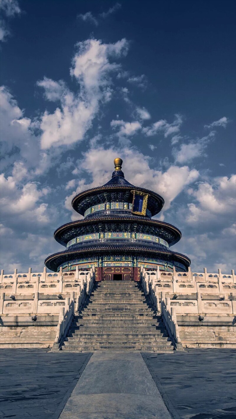 故宫建筑之美，高清JPG图片，天空白云旅行背景，商务科技设计素材下载